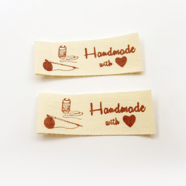 bavlněné štíitky hand made klubíčko